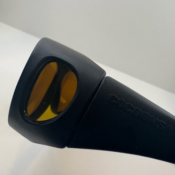 Cocoons C402Y Slime Line Sunglasses Yellow lens Sunglasses Fitovers - Picture 8 of 13